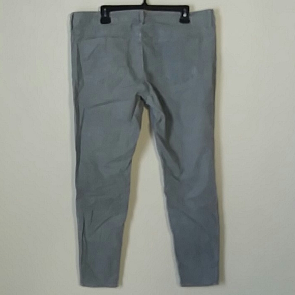 JCP 16 Gray Corduroy Pants - Picture 5 of 6